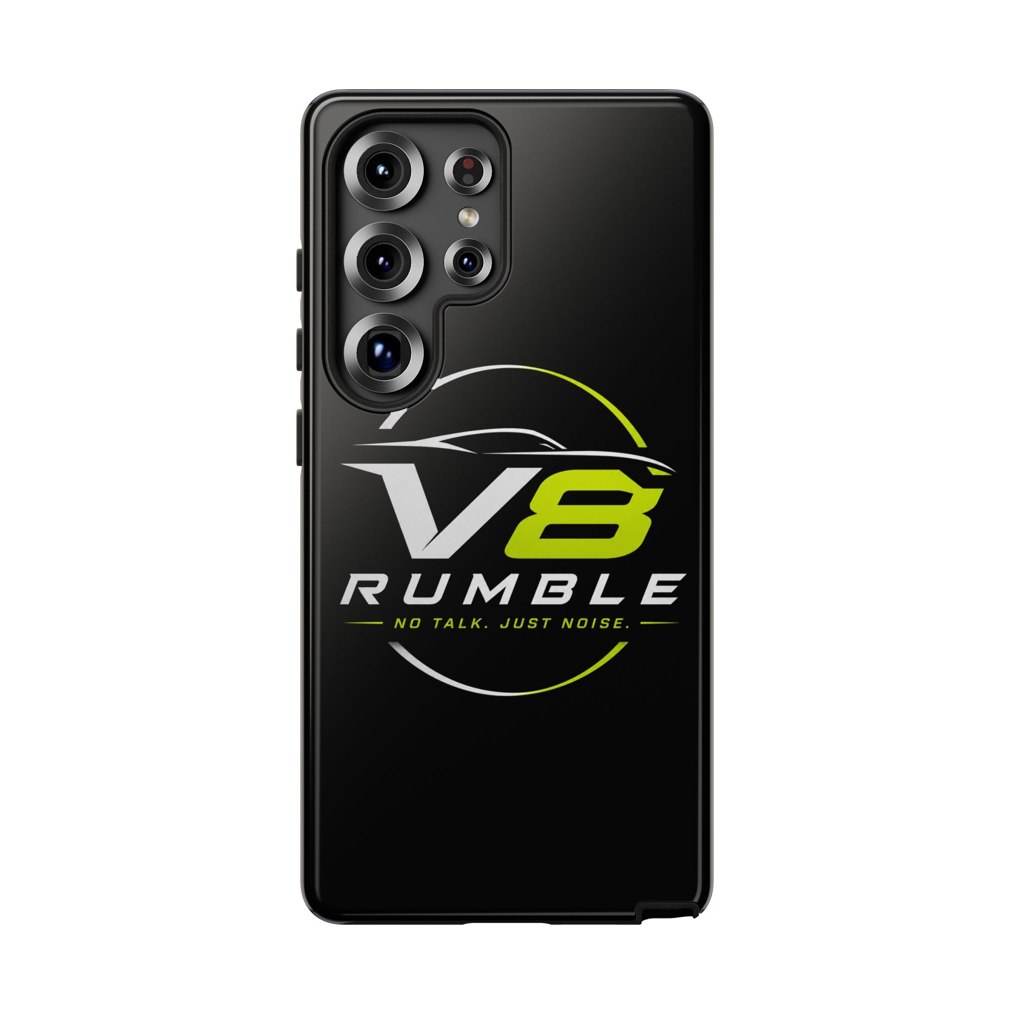 V8 Rumble Tough Phone Case — 'No Talk, Just Noise' Protective Cover