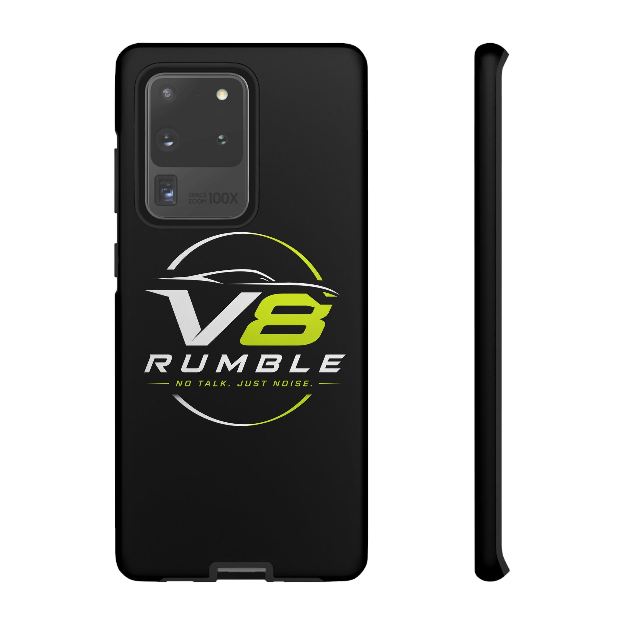 V8 Rumble Tough Phone Case — 'No Talk, Just Noise' Protective Cover