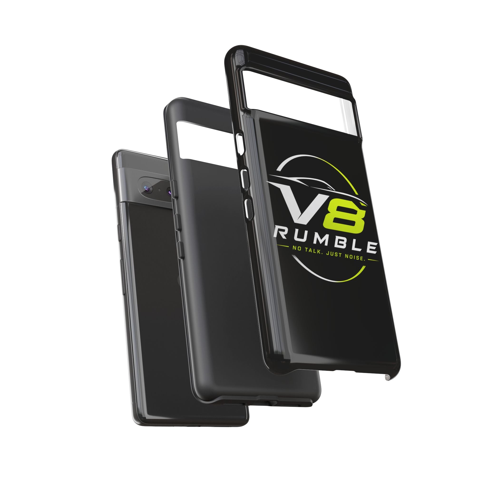 V8 Rumble Tough Phone Case — 'No Talk, Just Noise' Protective Cover
