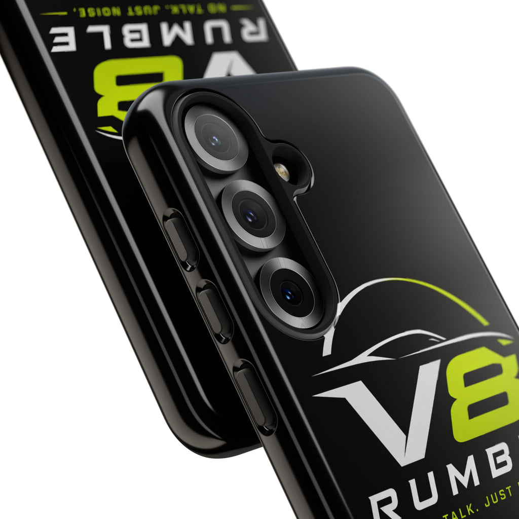 V8 Rumble Tough Phone Case — 'No Talk, Just Noise' Protective Cover