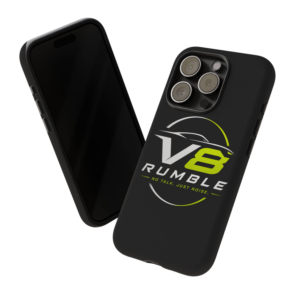 V8 Rumble Tough Phone Case — 'No Talk, Just Noise' Protective Cover