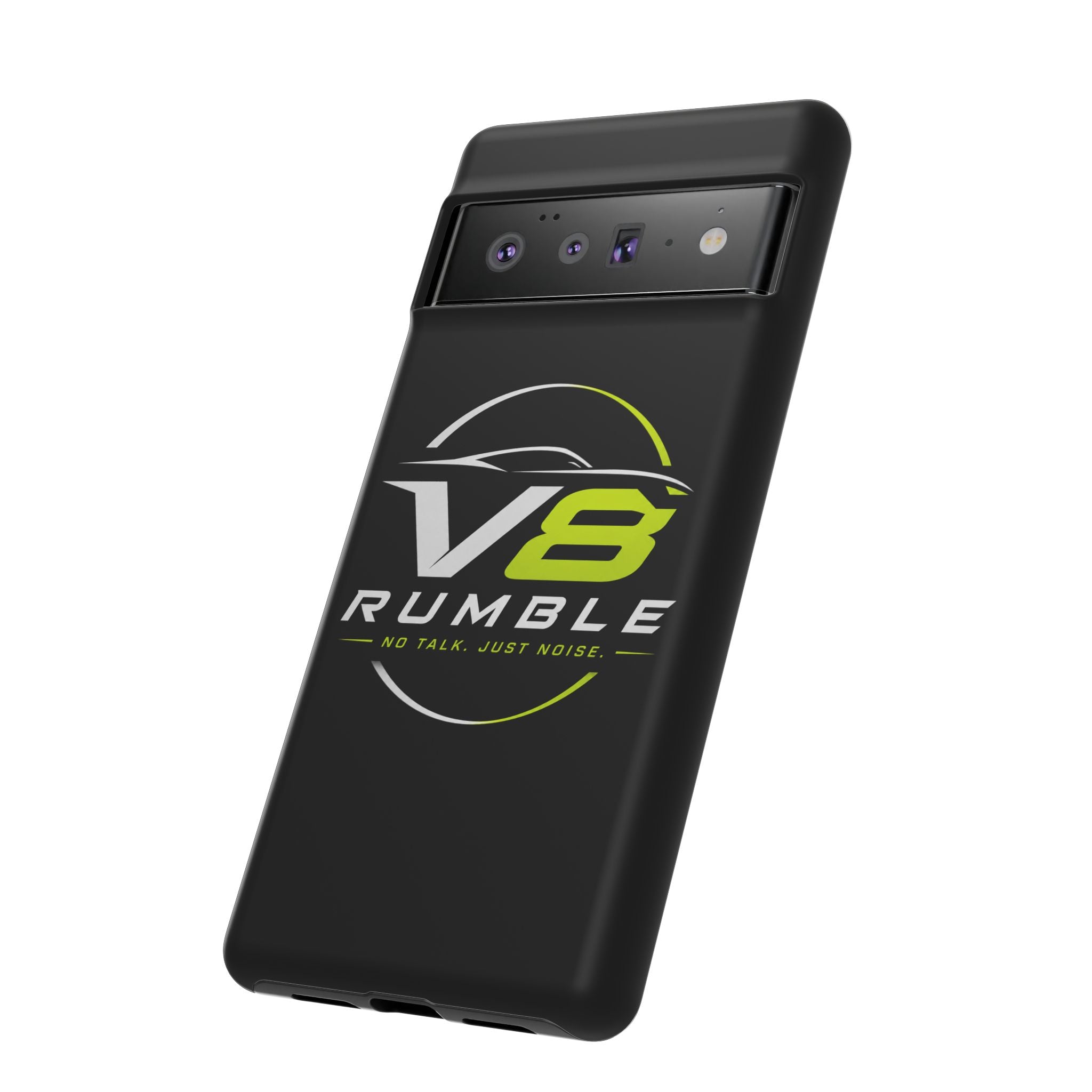 V8 Rumble Tough Phone Case — 'No Talk, Just Noise' Protective Cover