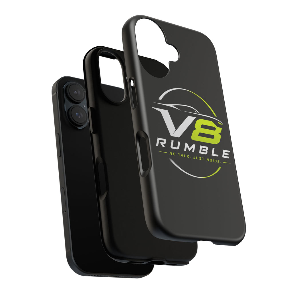 V8 Rumble Tough Phone Case — 'No Talk, Just Noise' Protective Cover