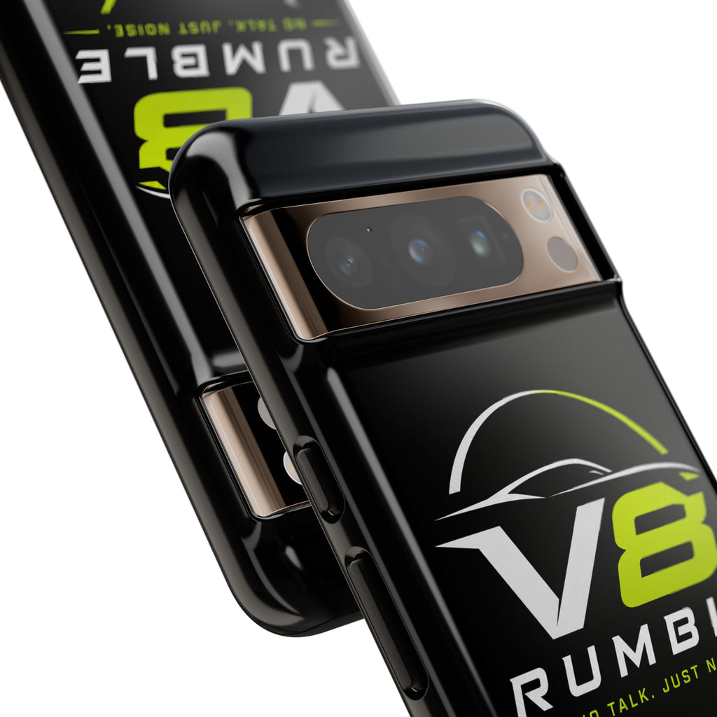 V8 Rumble Tough Phone Case — 'No Talk, Just Noise' Protective Cover