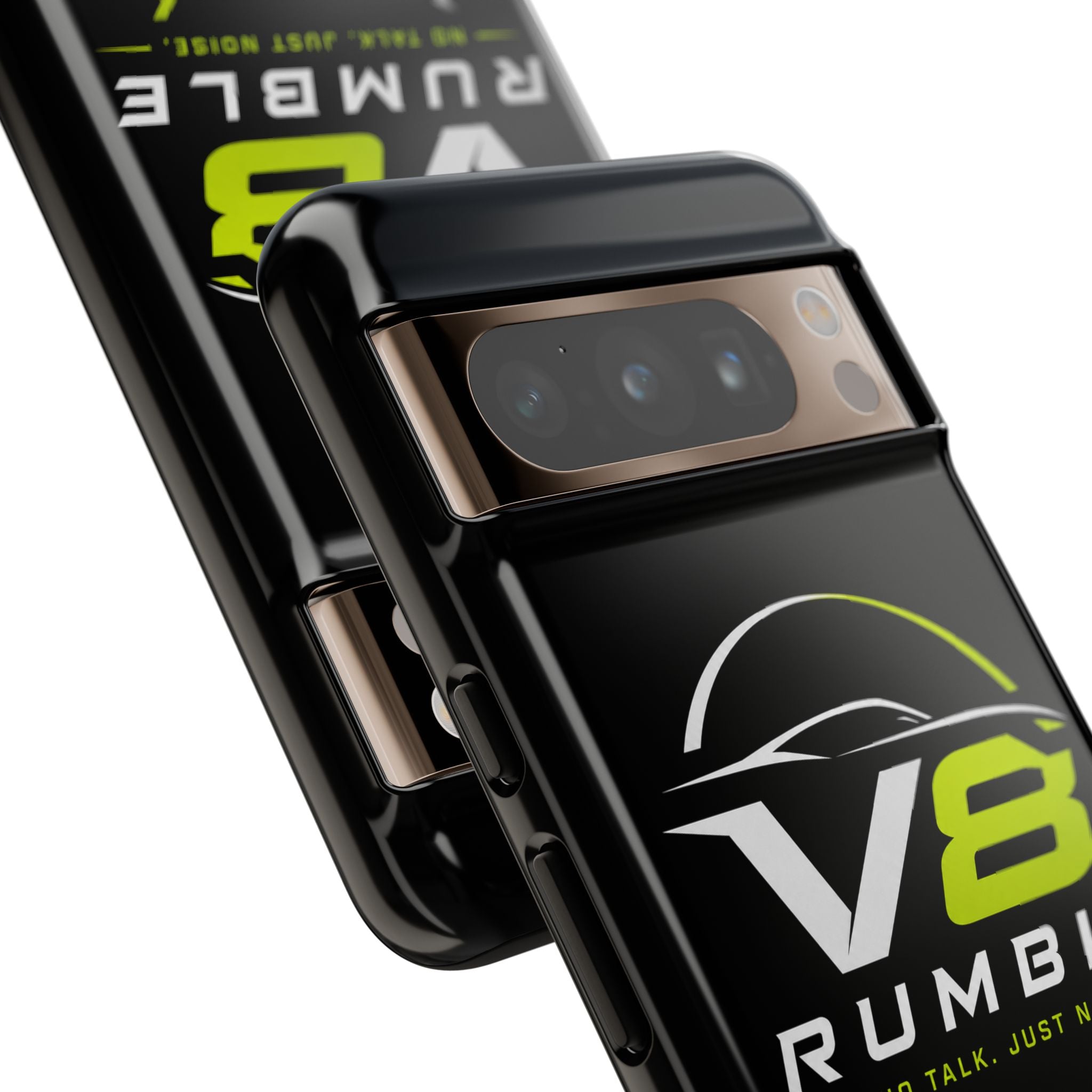 V8 Rumble Tough Phone Case — 'No Talk, Just Noise' Protective Cover