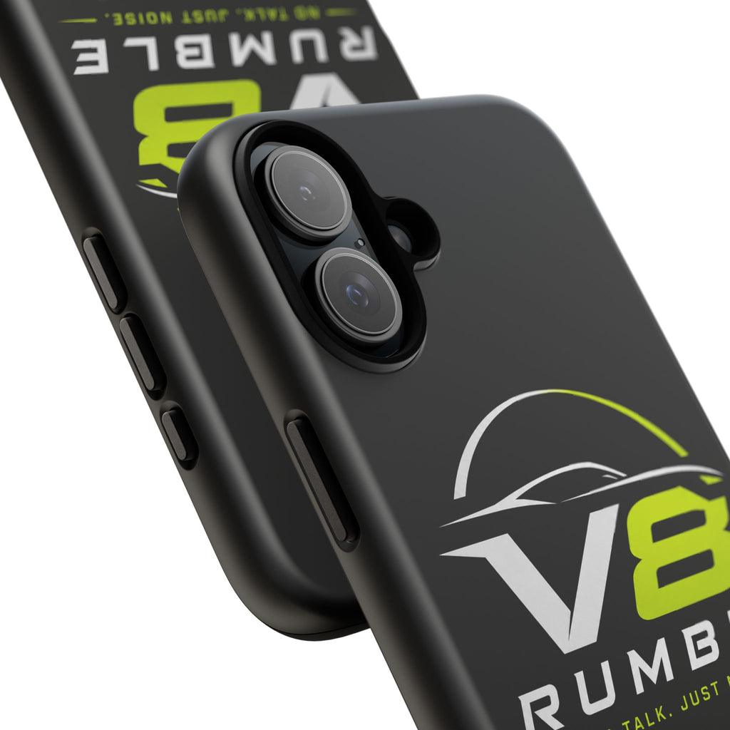 V8 Rumble Tough Phone Case — 'No Talk, Just Noise' Protective Cover