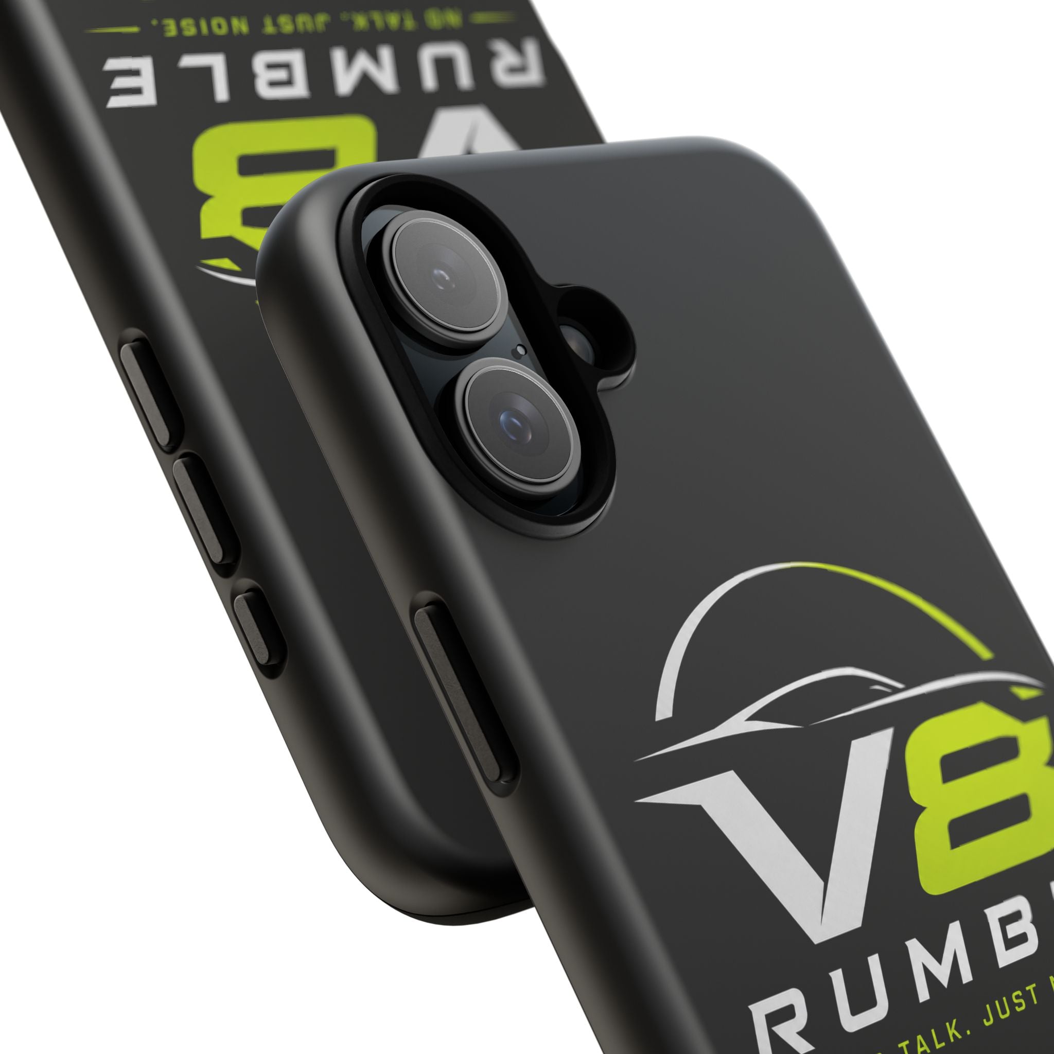 V8 Rumble Tough Phone Case — 'No Talk, Just Noise' Protective Cover