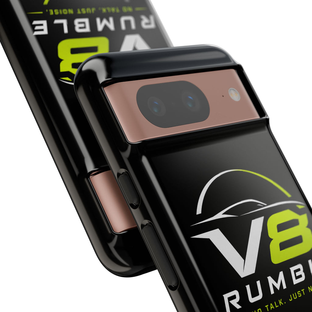 V8 Rumble Tough Phone Case — 'No Talk, Just Noise' Protective Cover