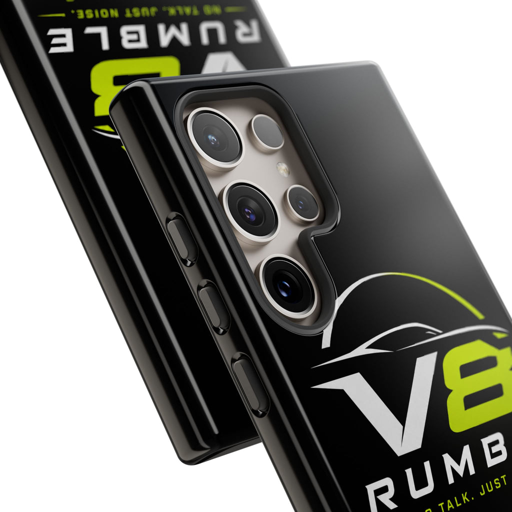 V8 Rumble Tough Phone Case — 'No Talk, Just Noise' Protective Cover