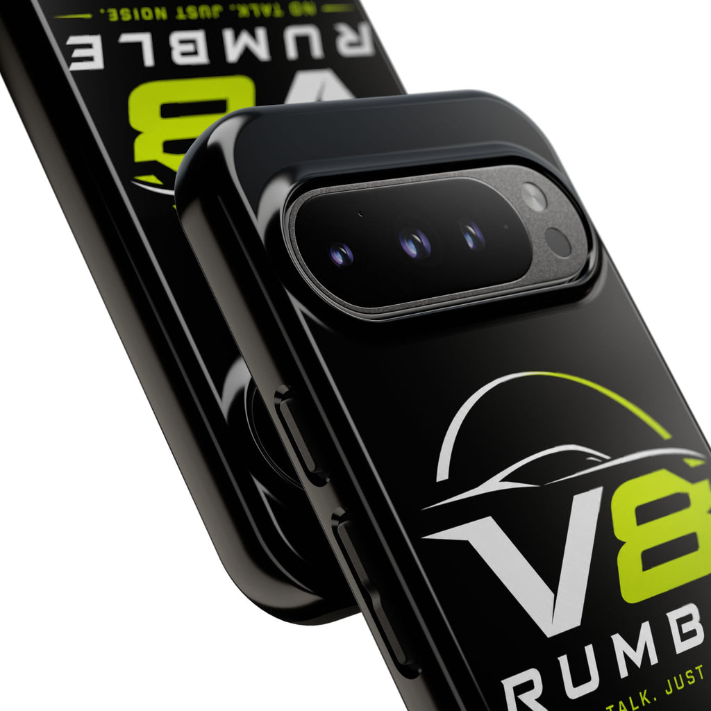 V8 Rumble Tough Phone Case — 'No Talk, Just Noise' Protective Cover