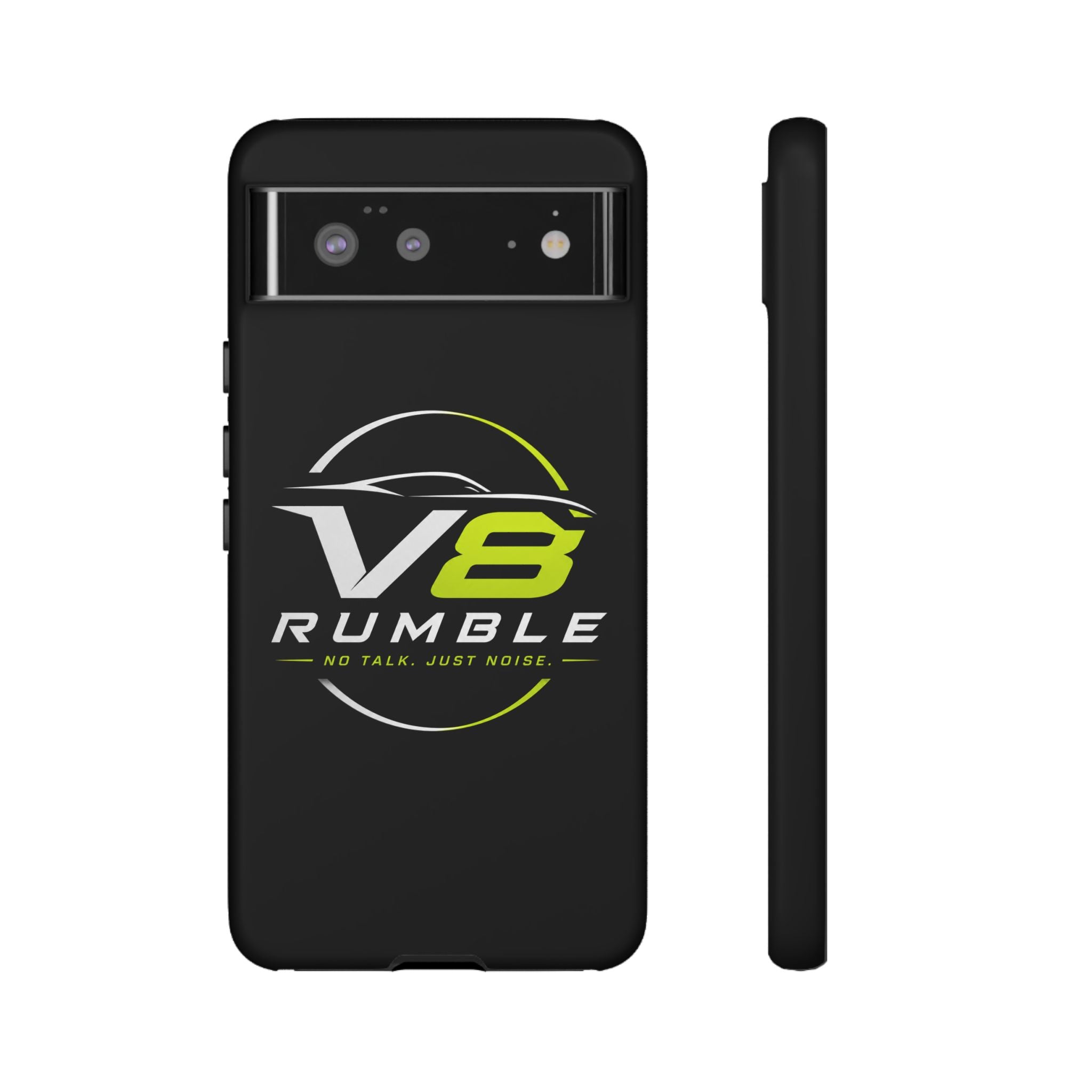 V8 Rumble Tough Phone Case — 'No Talk, Just Noise' Protective Cover