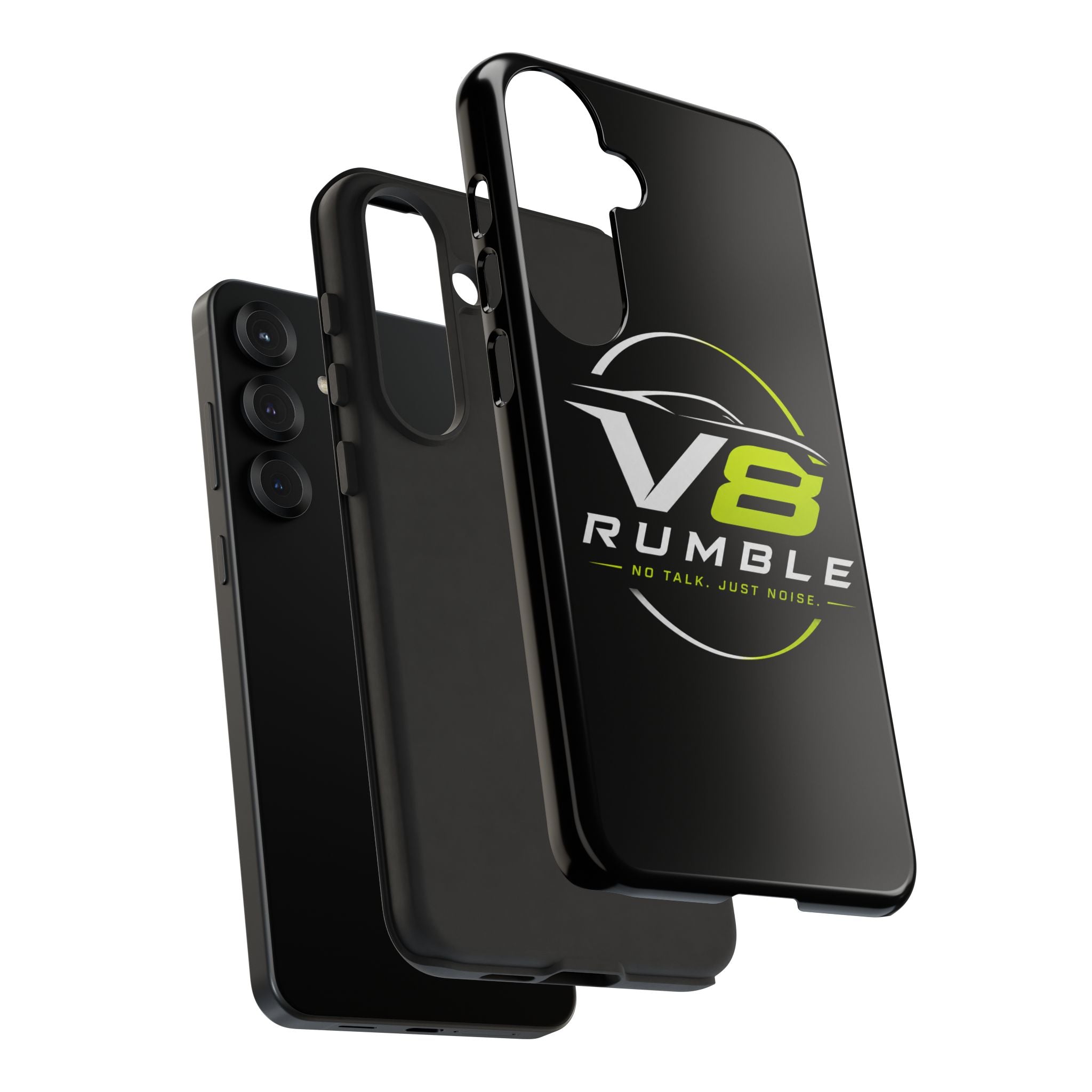 V8 Rumble Tough Phone Case — 'No Talk, Just Noise' Protective Cover