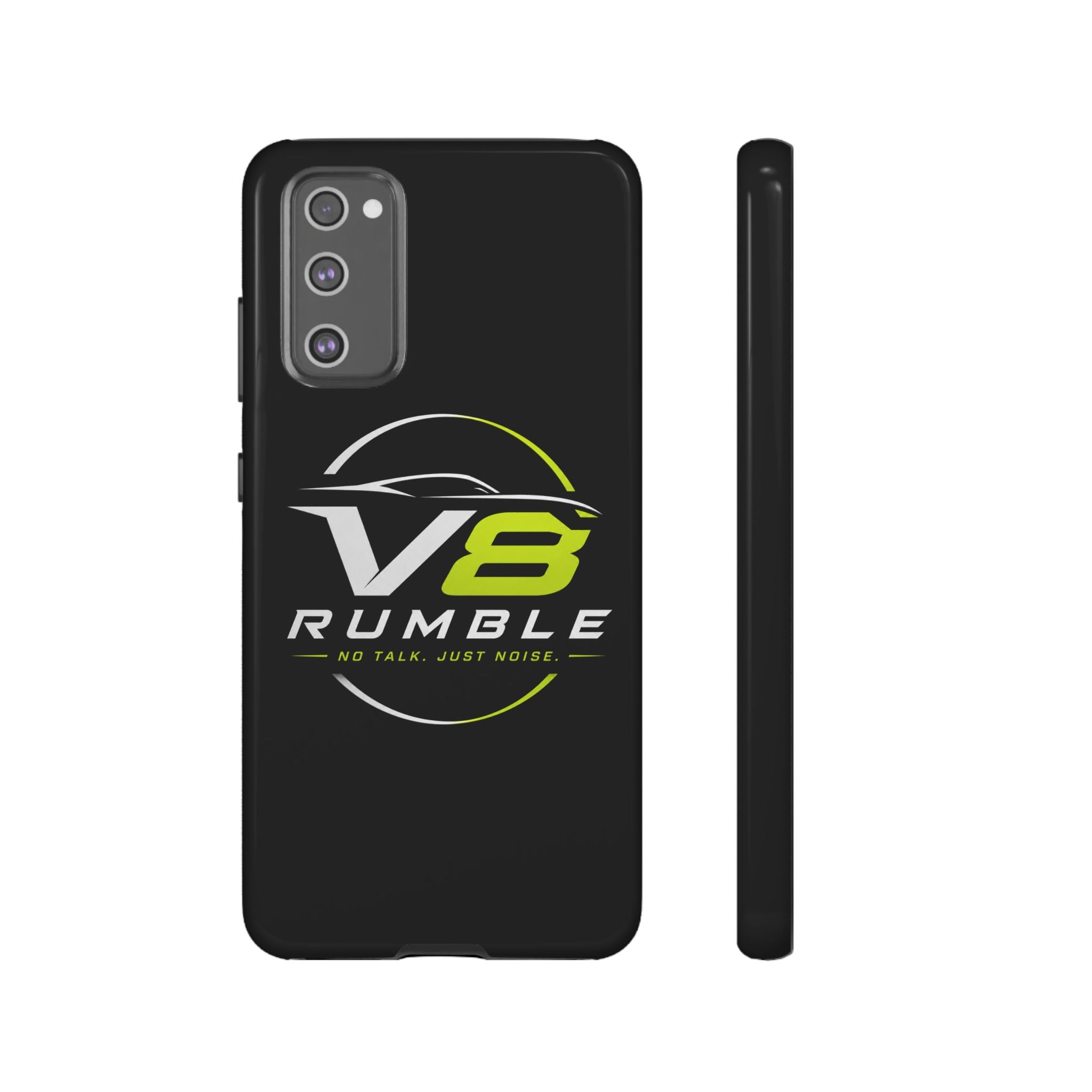 V8 Rumble Tough Phone Case — 'No Talk, Just Noise' Protective Cover