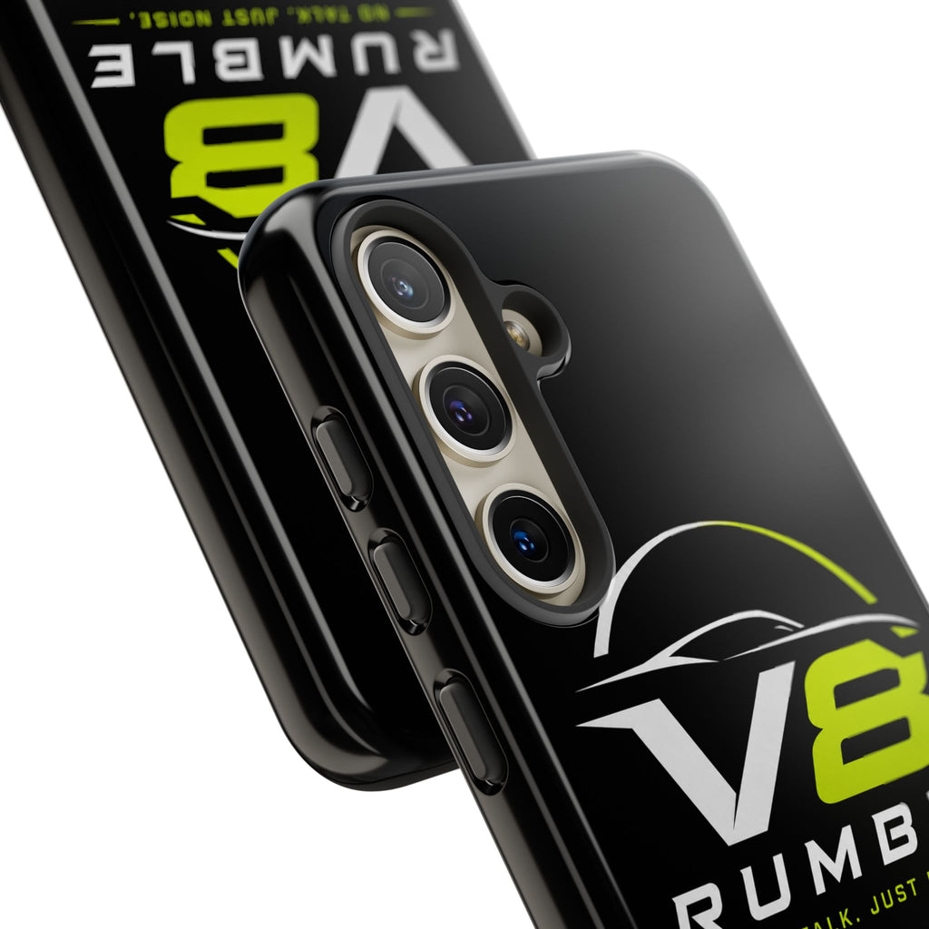 V8 Rumble Tough Phone Case — 'No Talk, Just Noise' Protective Cover