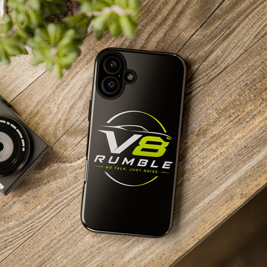 V8 Rumble Tough Phone Case — 'No Talk, Just Noise' Protective Cover