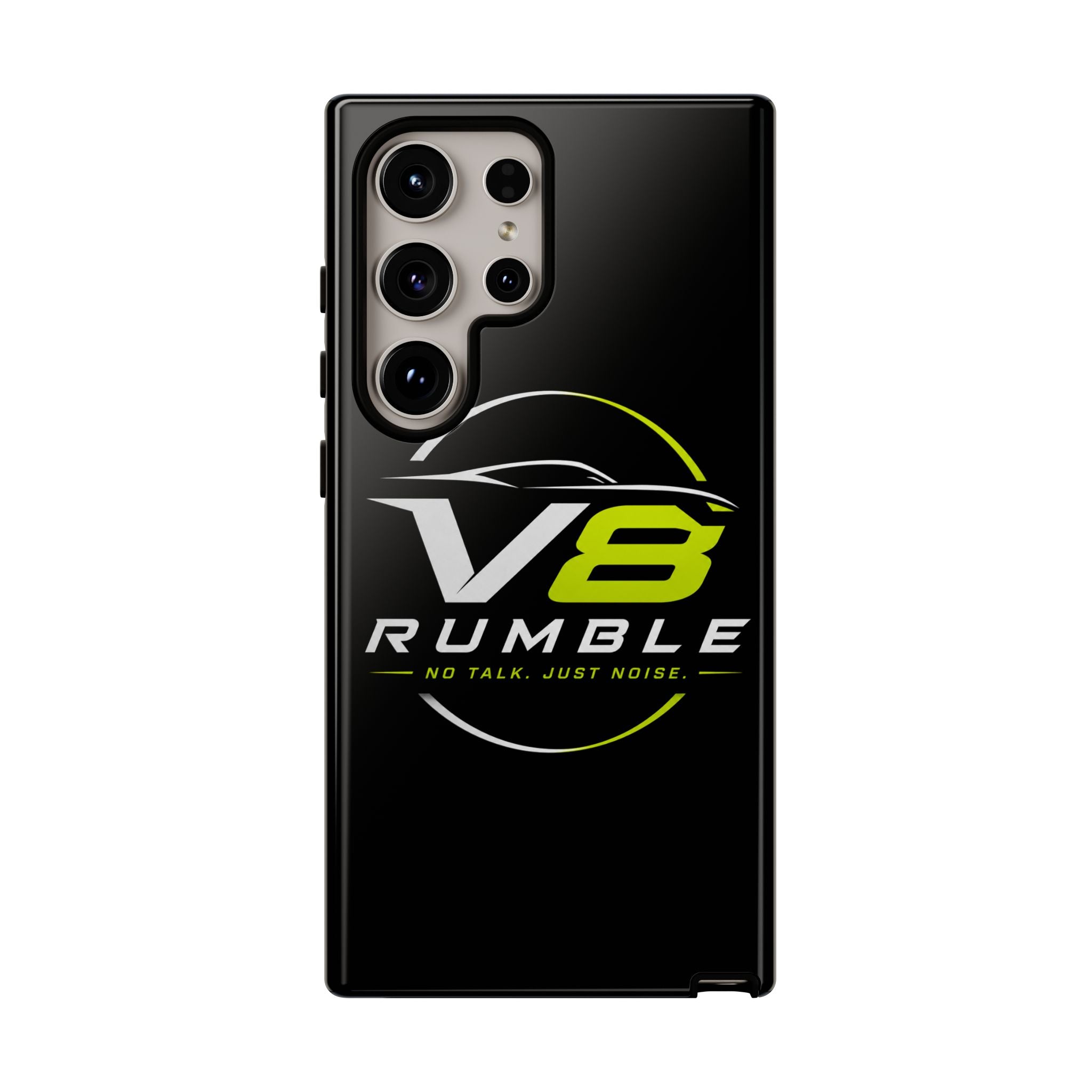 V8 Rumble Tough Phone Case — 'No Talk, Just Noise' Protective Cover