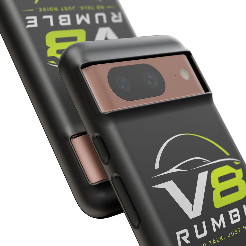 V8 Rumble Tough Phone Case — 'No Talk, Just Noise' Protective Cover