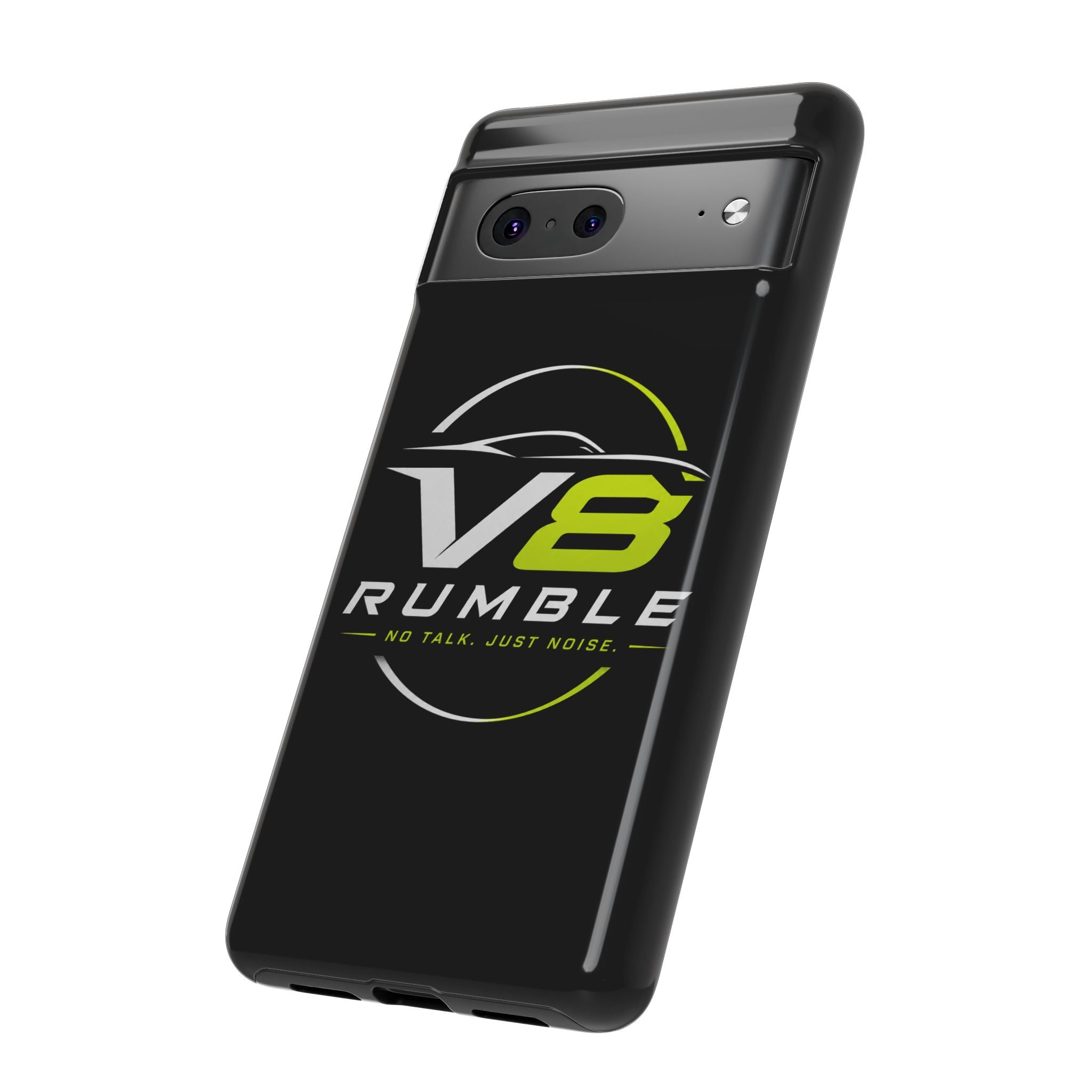 V8 Rumble Tough Phone Case — 'No Talk, Just Noise' Protective Cover