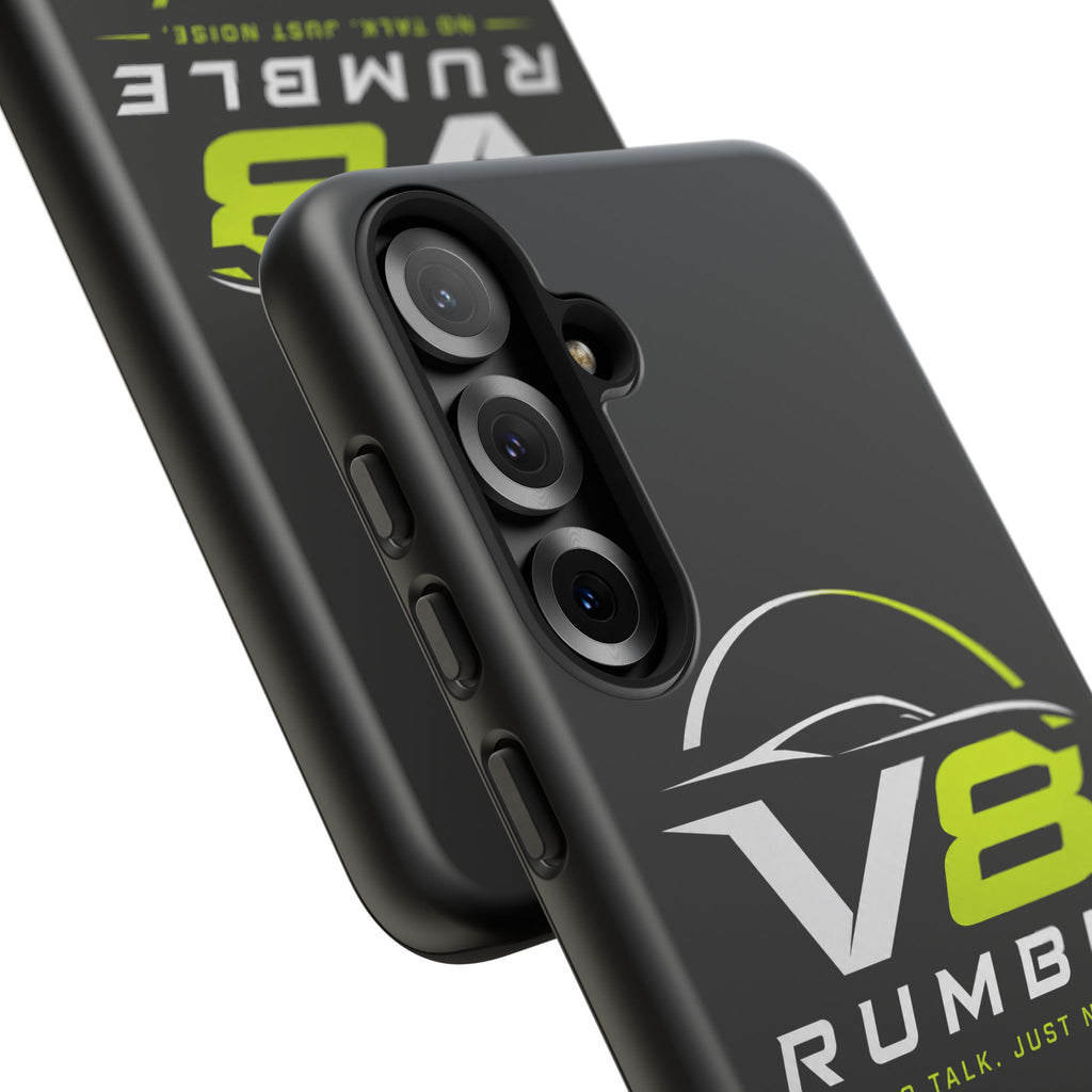 V8 Rumble Tough Phone Case — 'No Talk, Just Noise' Protective Cover