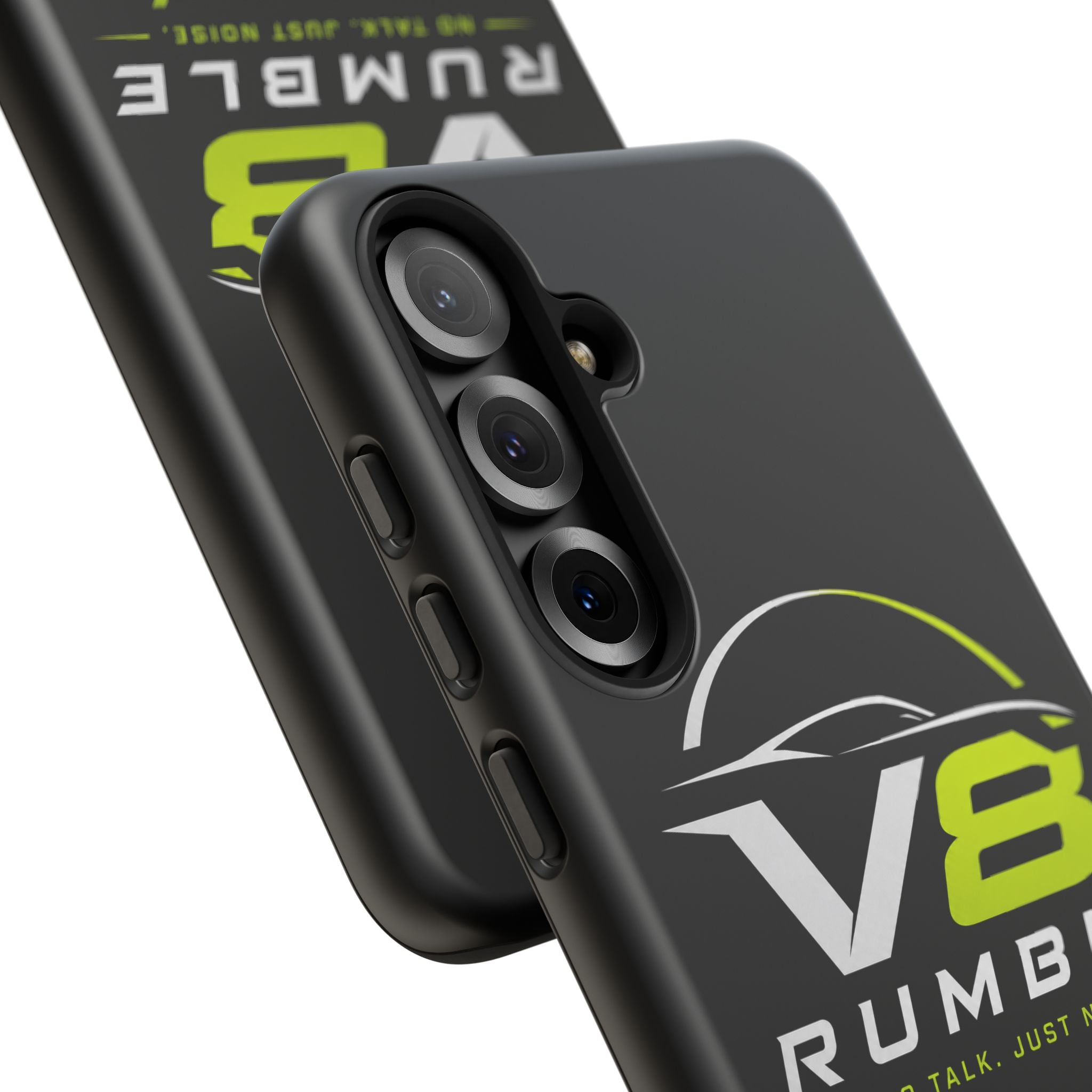 V8 Rumble Tough Phone Case — 'No Talk, Just Noise' Protective Cover