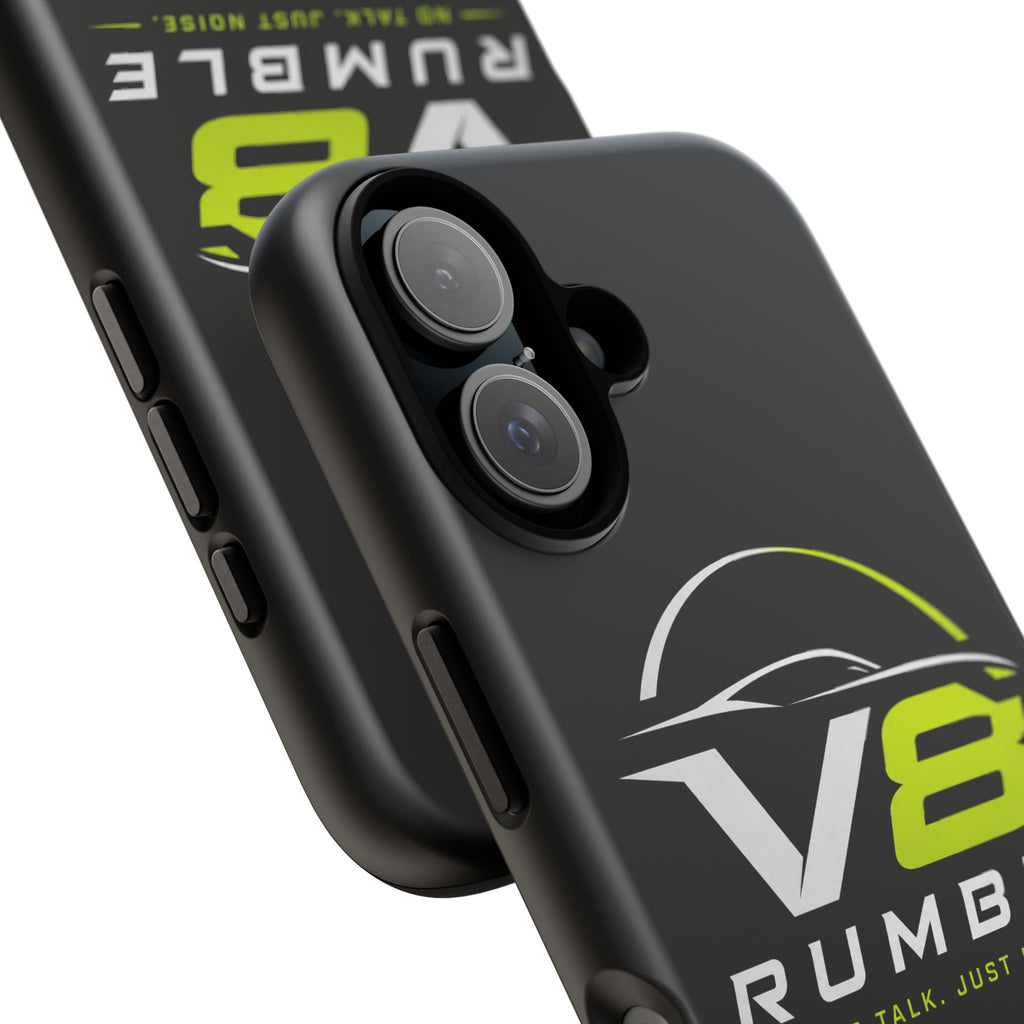 V8 Rumble Tough Phone Case — 'No Talk, Just Noise' Protective Cover