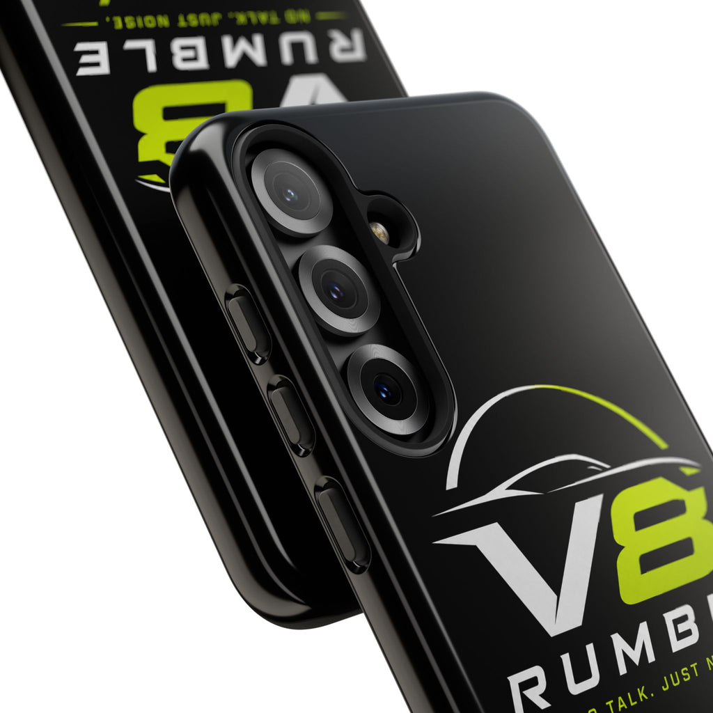V8 Rumble Tough Phone Case — 'No Talk, Just Noise' Protective Cover