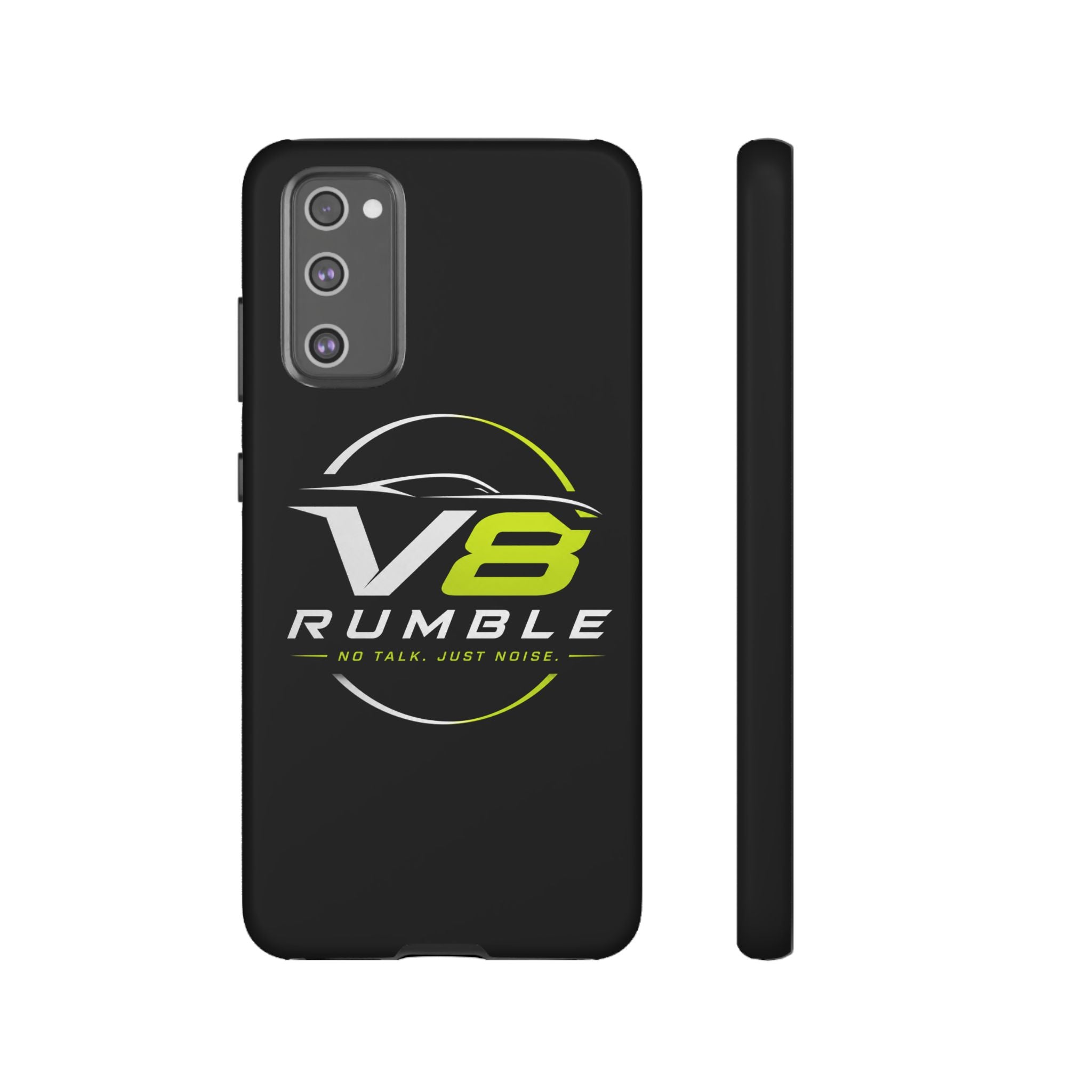 V8 Rumble Tough Phone Case — 'No Talk, Just Noise' Protective Cover