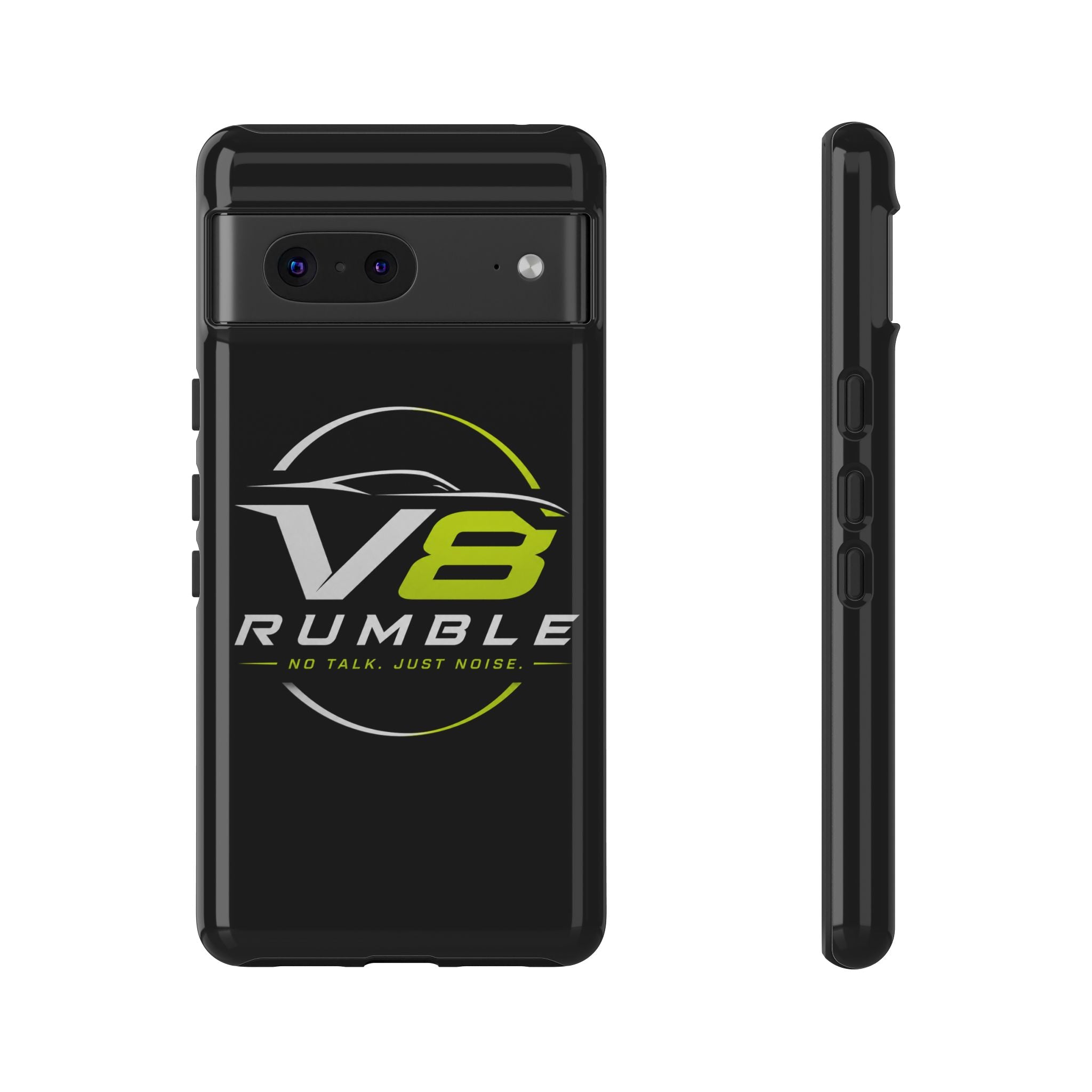 V8 Rumble Tough Phone Case — 'No Talk, Just Noise' Protective Cover