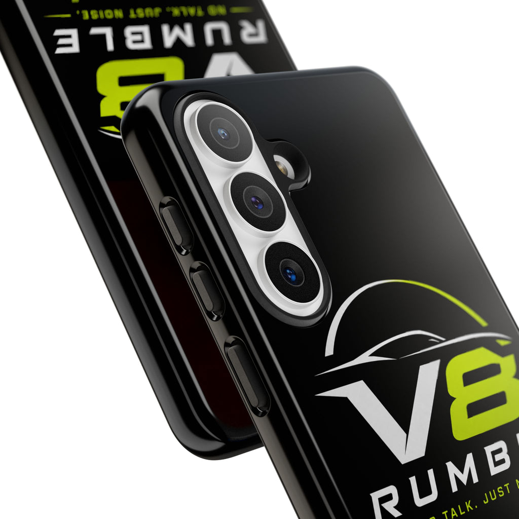 V8 Rumble Tough Phone Case — 'No Talk, Just Noise' Protective Cover