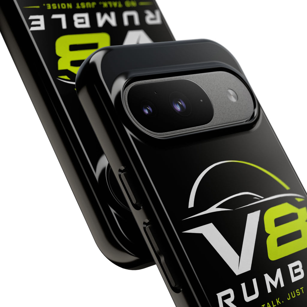 V8 Rumble Tough Phone Case — 'No Talk, Just Noise' Protective Cover