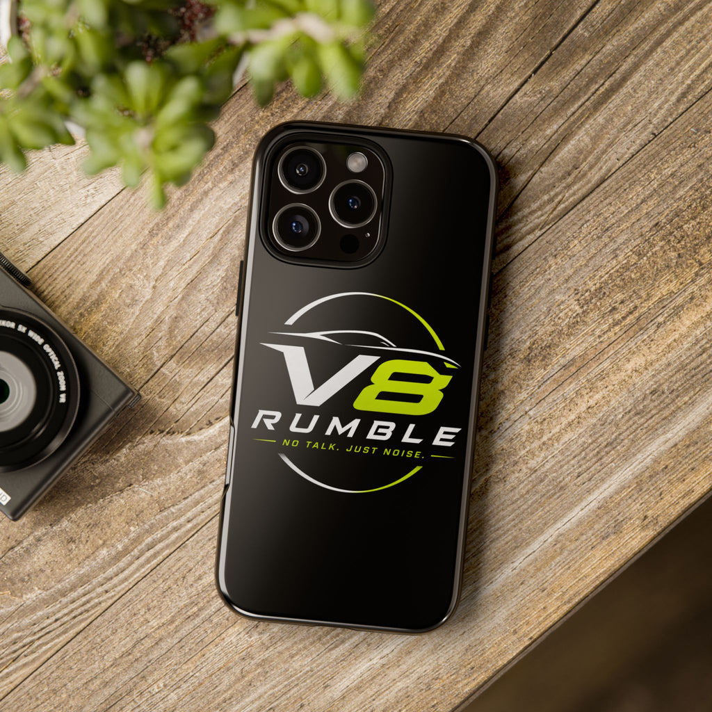 V8 Rumble Tough Phone Case — 'No Talk, Just Noise' Protective Cover