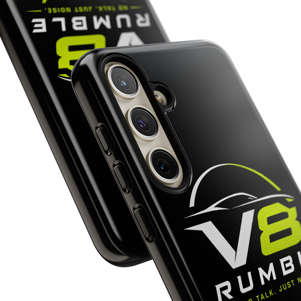 V8 Rumble Tough Phone Case — 'No Talk, Just Noise' Protective Cover