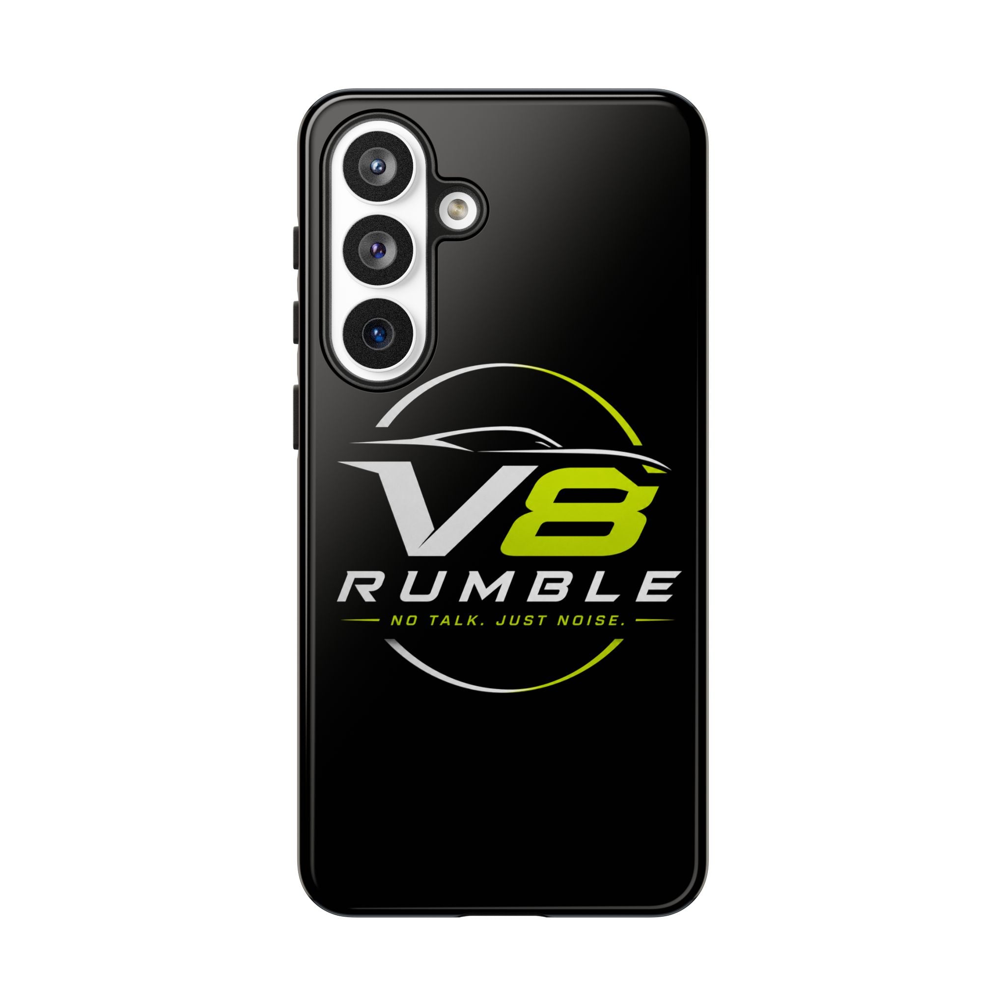 V8 Rumble Tough Phone Case — 'No Talk, Just Noise' Protective Cover
