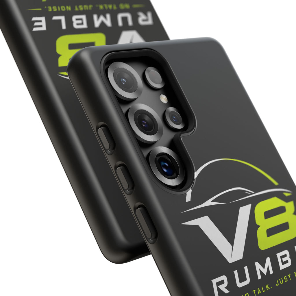 V8 Rumble Tough Phone Case — 'No Talk, Just Noise' Protective Cover