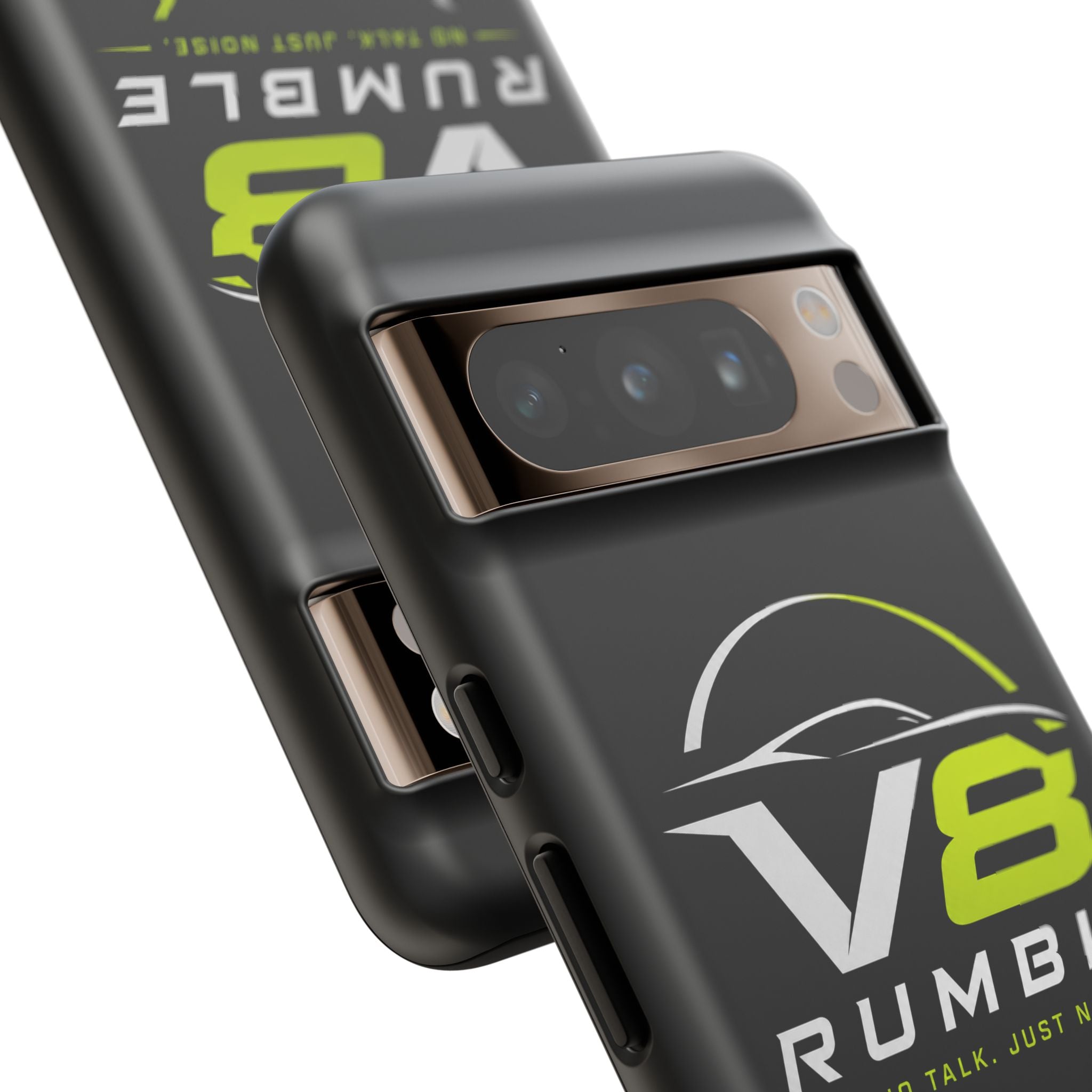 V8 Rumble Tough Phone Case — 'No Talk, Just Noise' Protective Cover