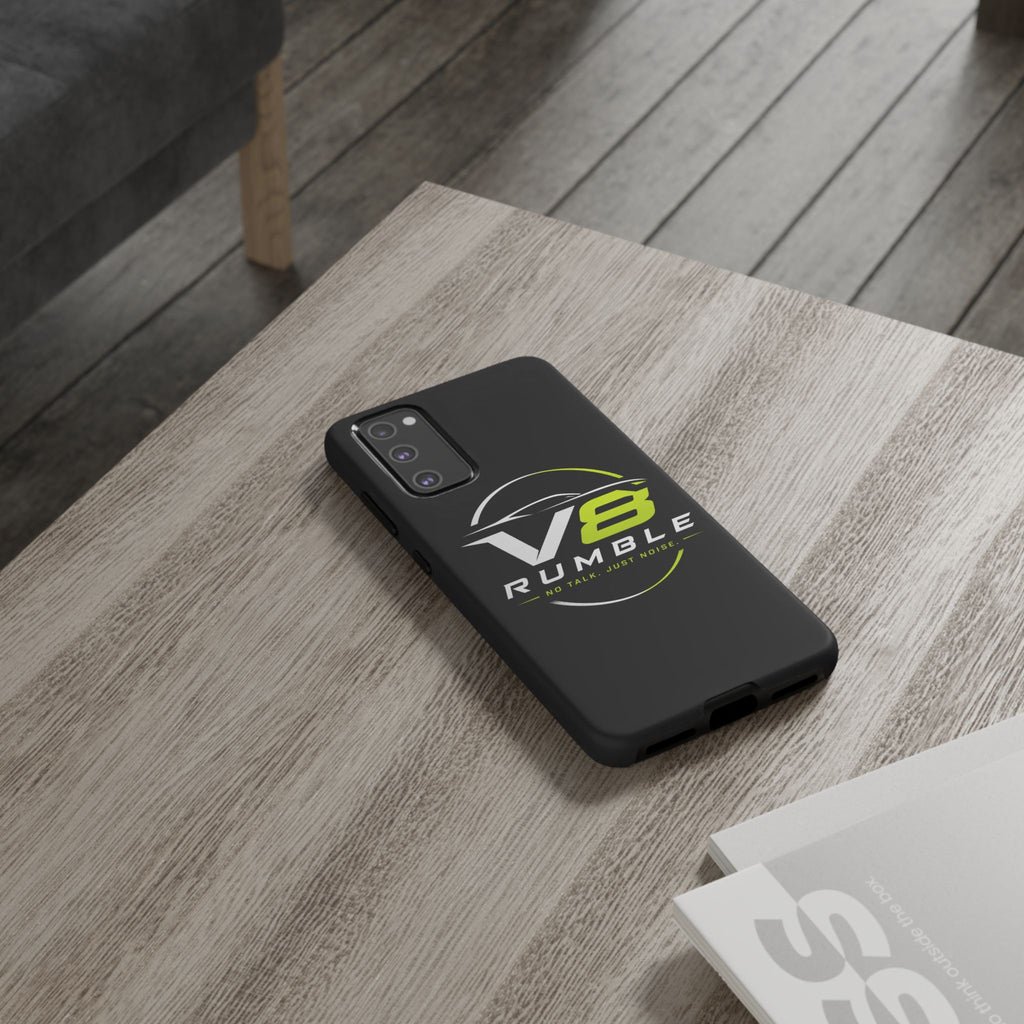 V8 Rumble Tough Phone Case — 'No Talk, Just Noise' Protective Cover