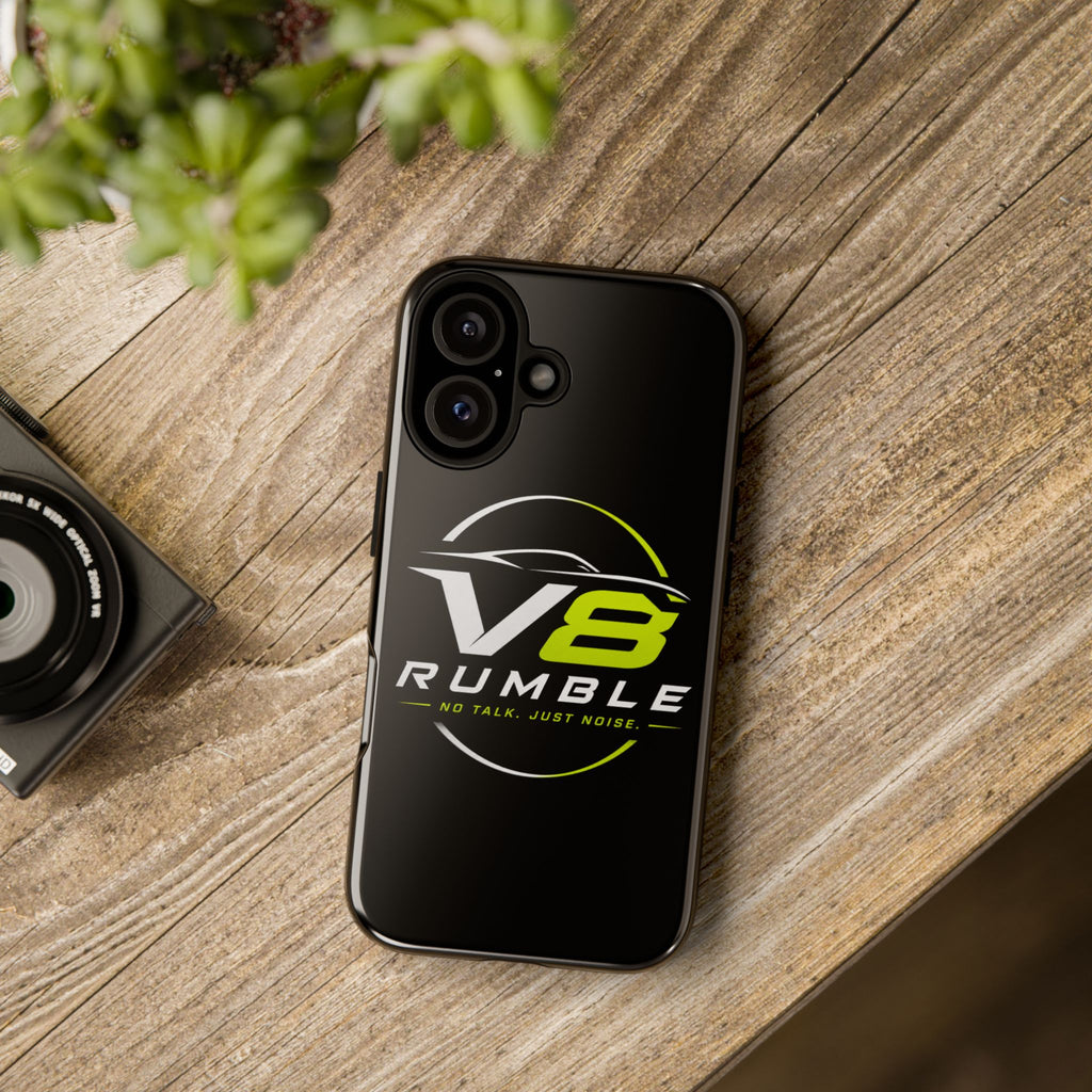 V8 Rumble Tough Phone Case — 'No Talk, Just Noise' Protective Cover