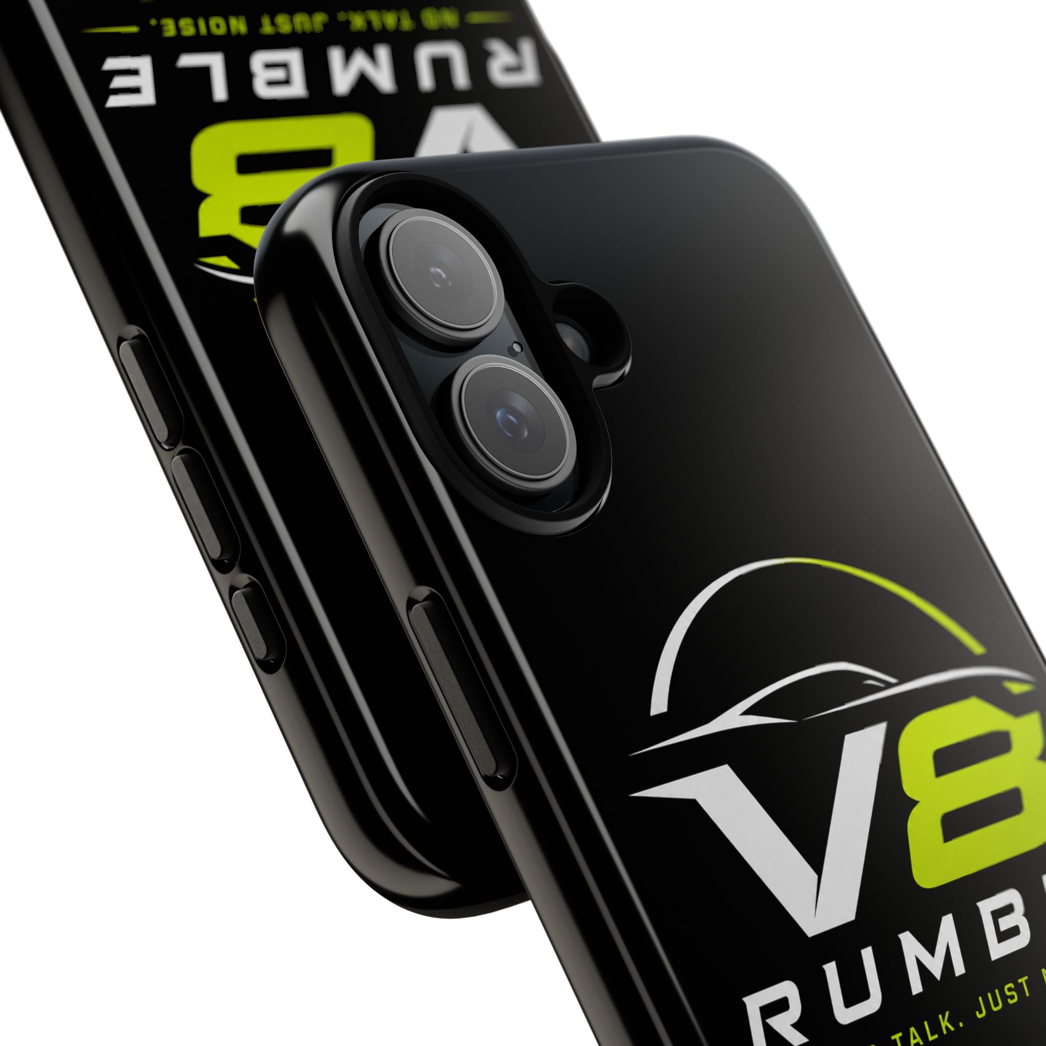 V8 Rumble Tough Phone Case — 'No Talk, Just Noise' Protective Cover