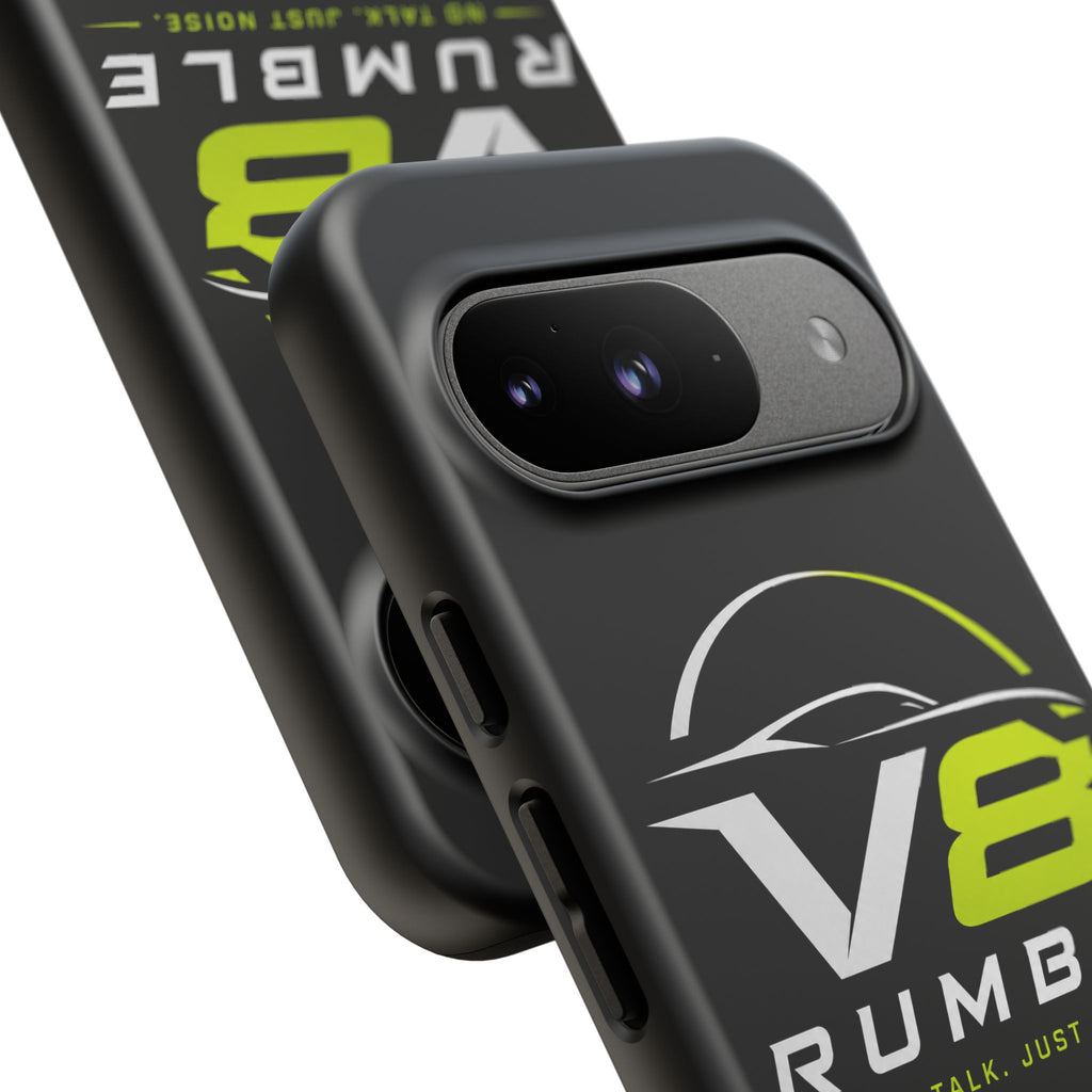 V8 Rumble Tough Phone Case — 'No Talk, Just Noise' Protective Cover