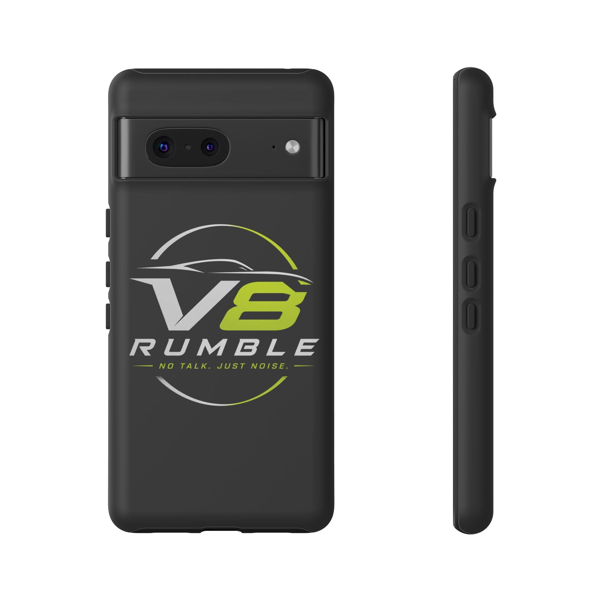 V8 Rumble Tough Phone Case — 'No Talk, Just Noise' Protective Cover