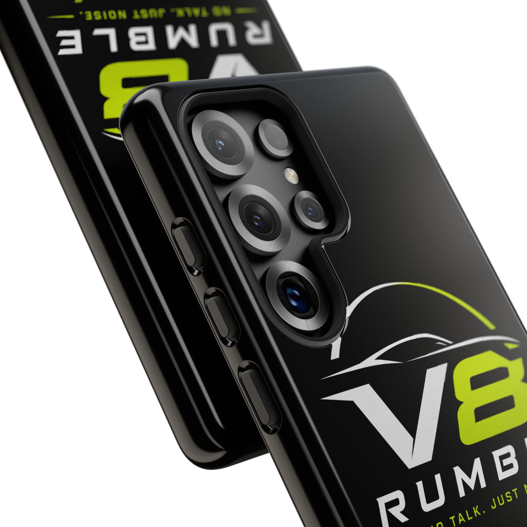 V8 Rumble Tough Phone Case — 'No Talk, Just Noise' Protective Cover