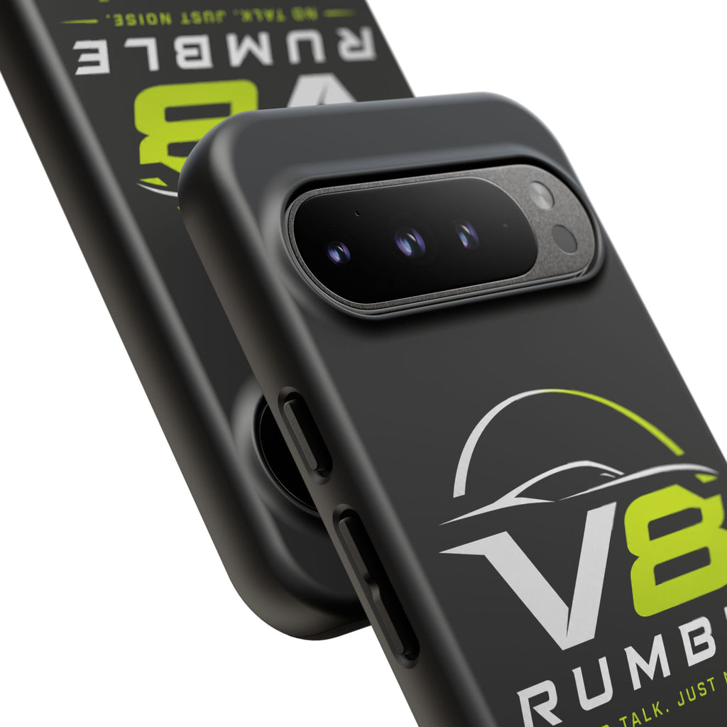 V8 Rumble Tough Phone Case — 'No Talk, Just Noise' Protective Cover