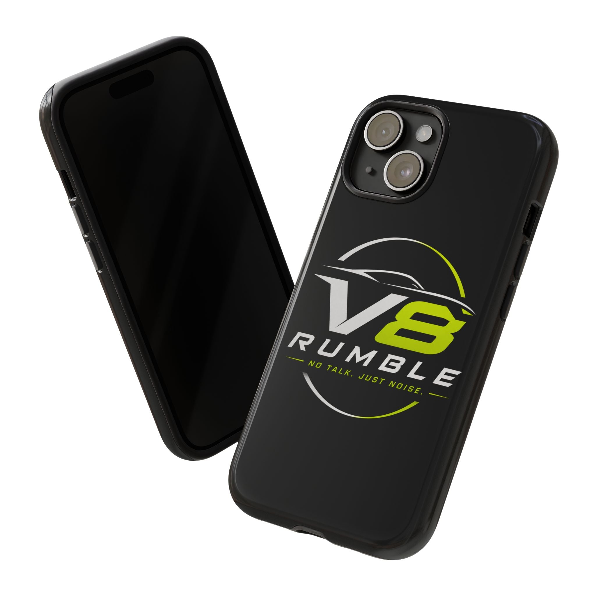 V8 Rumble Tough Phone Case — 'No Talk, Just Noise' Protective Cover