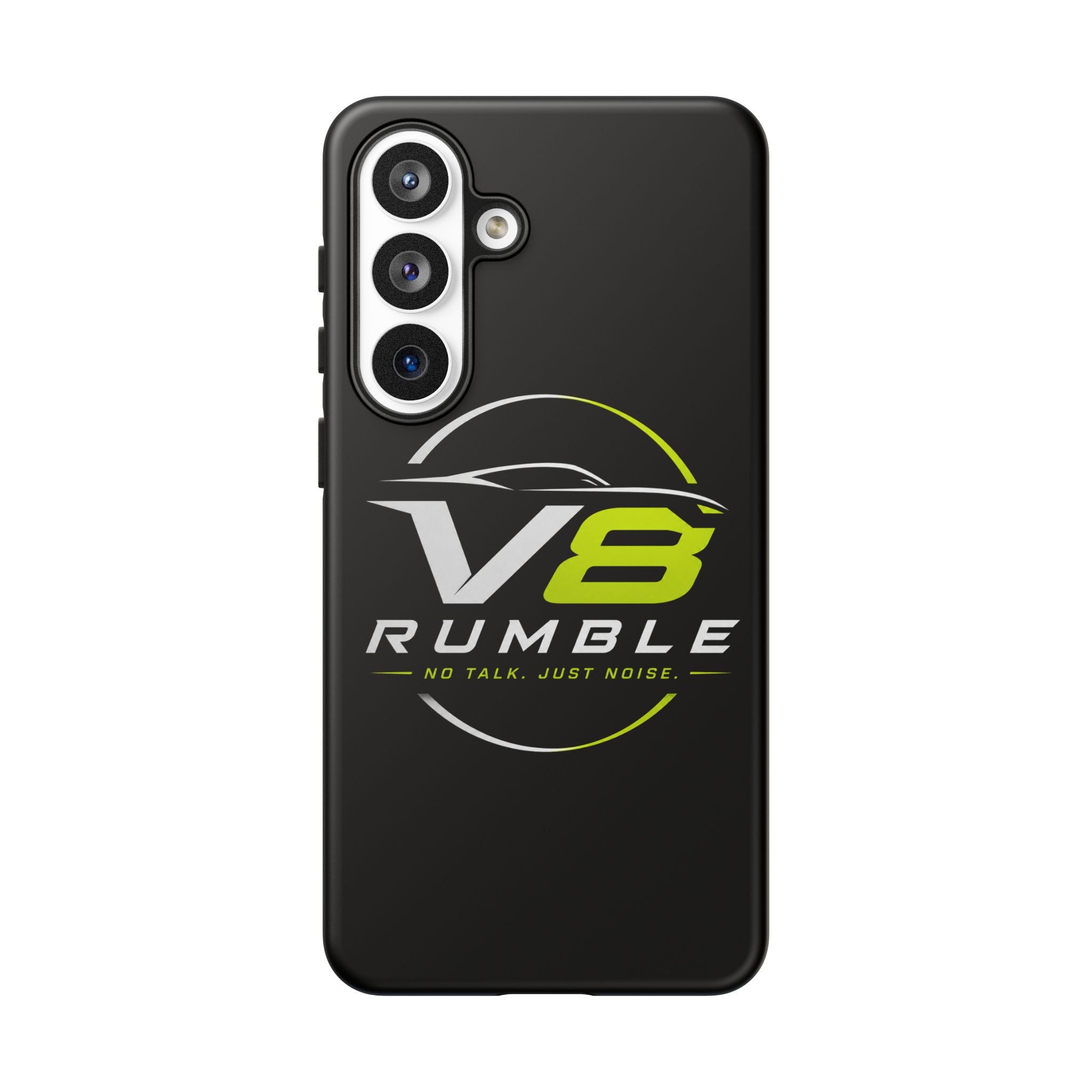 V8 Rumble Tough Phone Case — 'No Talk, Just Noise' Protective Cover